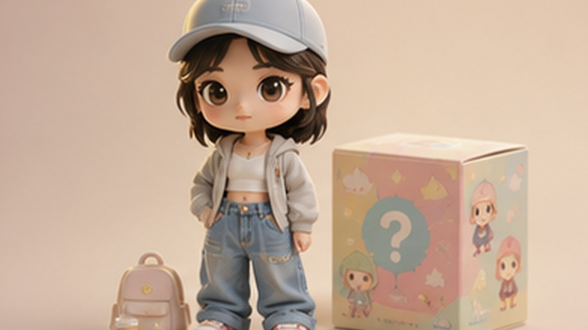 Cute blind-box vinyl toy sample