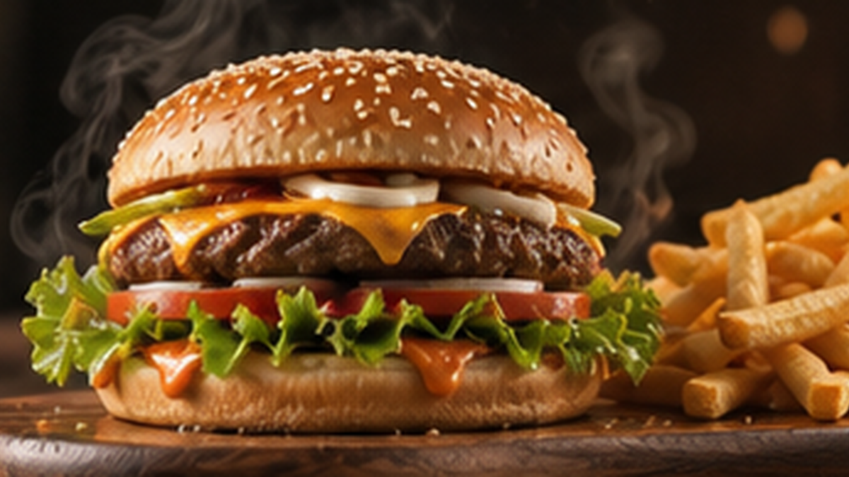 Premium macro food ad sample
