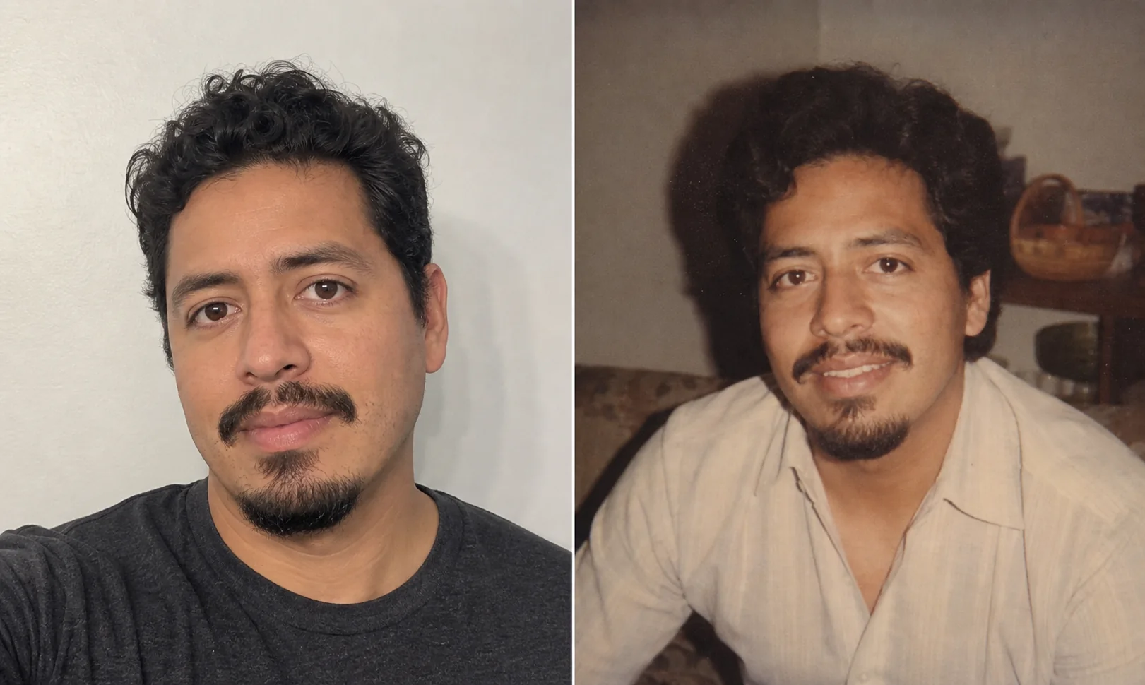 Before and after example for Retro instant photo